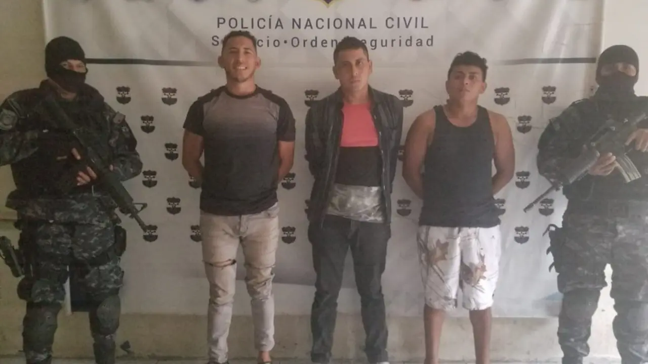 Capturados por PNC en Chirilagua