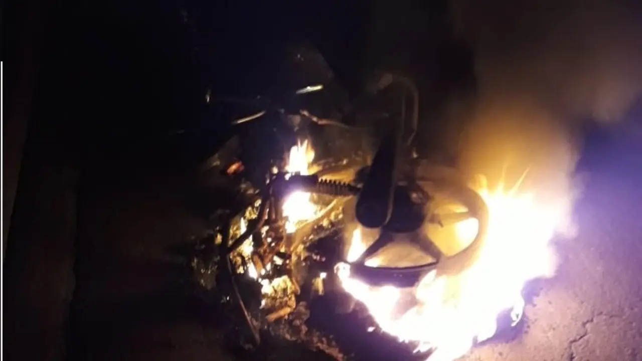 Motociclista 100 metros Usulut&aacute;n