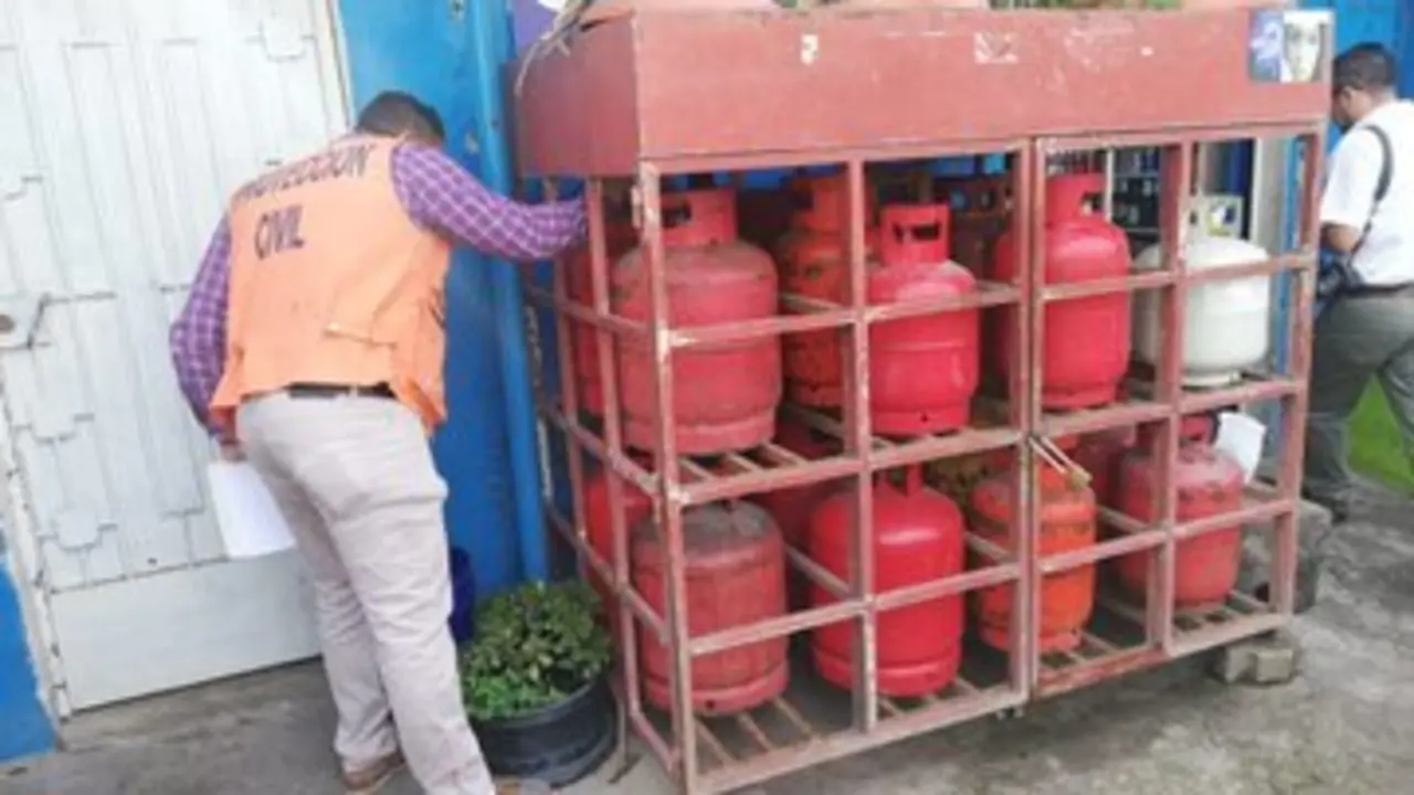 Tambos de gas en Mejicanos