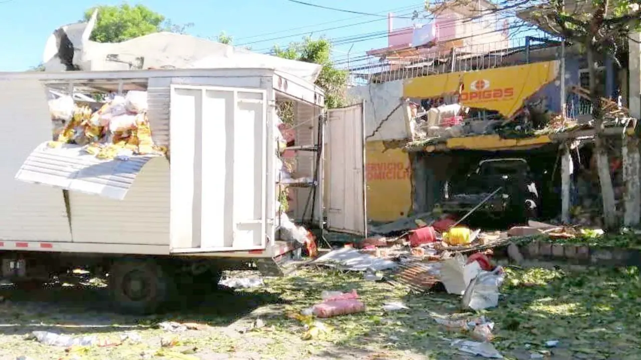 Explopsi&oacute;n en venta de gas