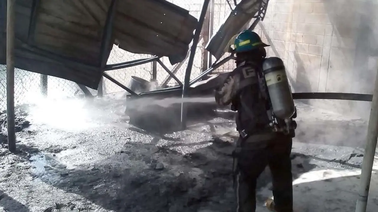 Incendio en Corte de Cuentas 5