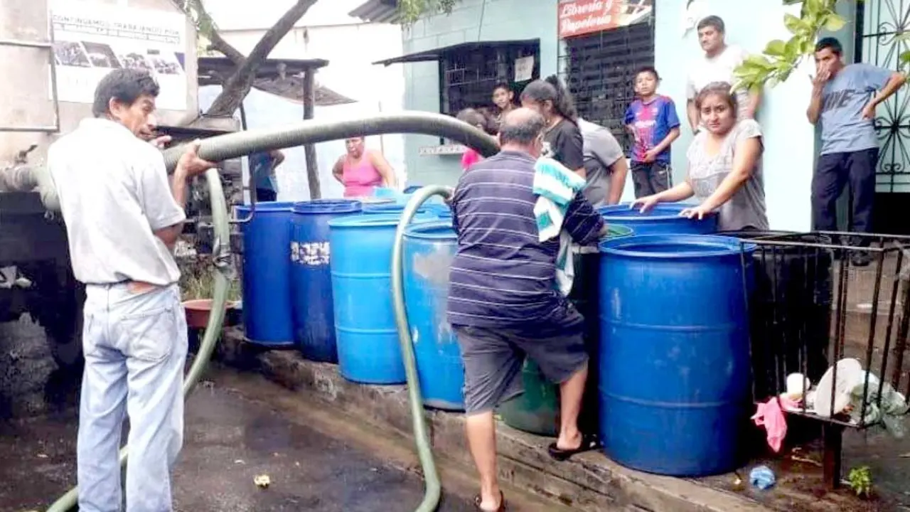 Falta de agua Soyapango 2
