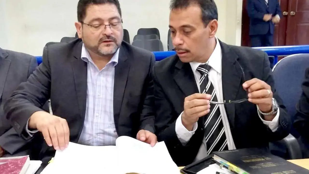 Rodil Hern&aacute;ndez y Nelson Rauda