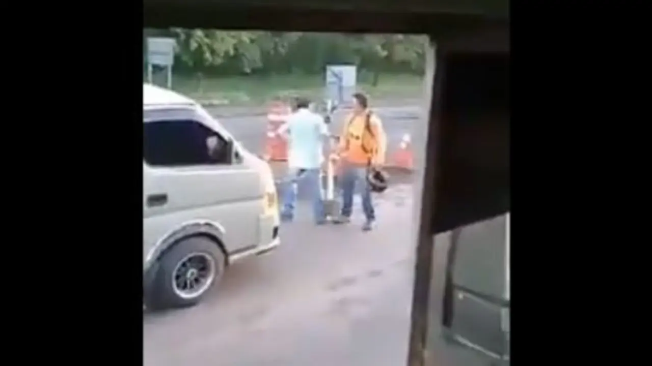 Empleado del MOP agredido