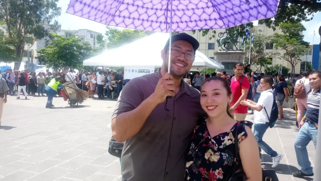 Pareja buscando trabajo