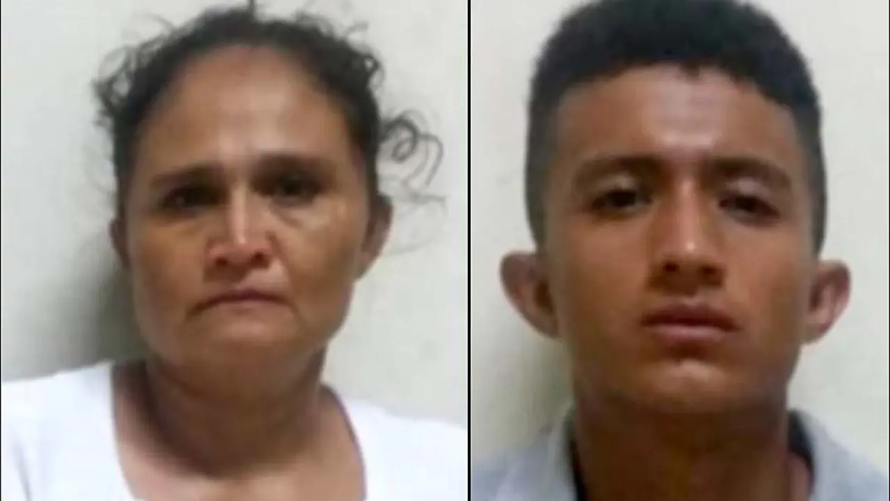 Madre e hijo detenidos por extorsionistas