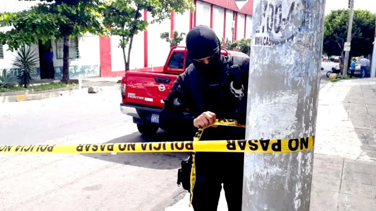 Tiroteo en 25 avenida sur de san salvador