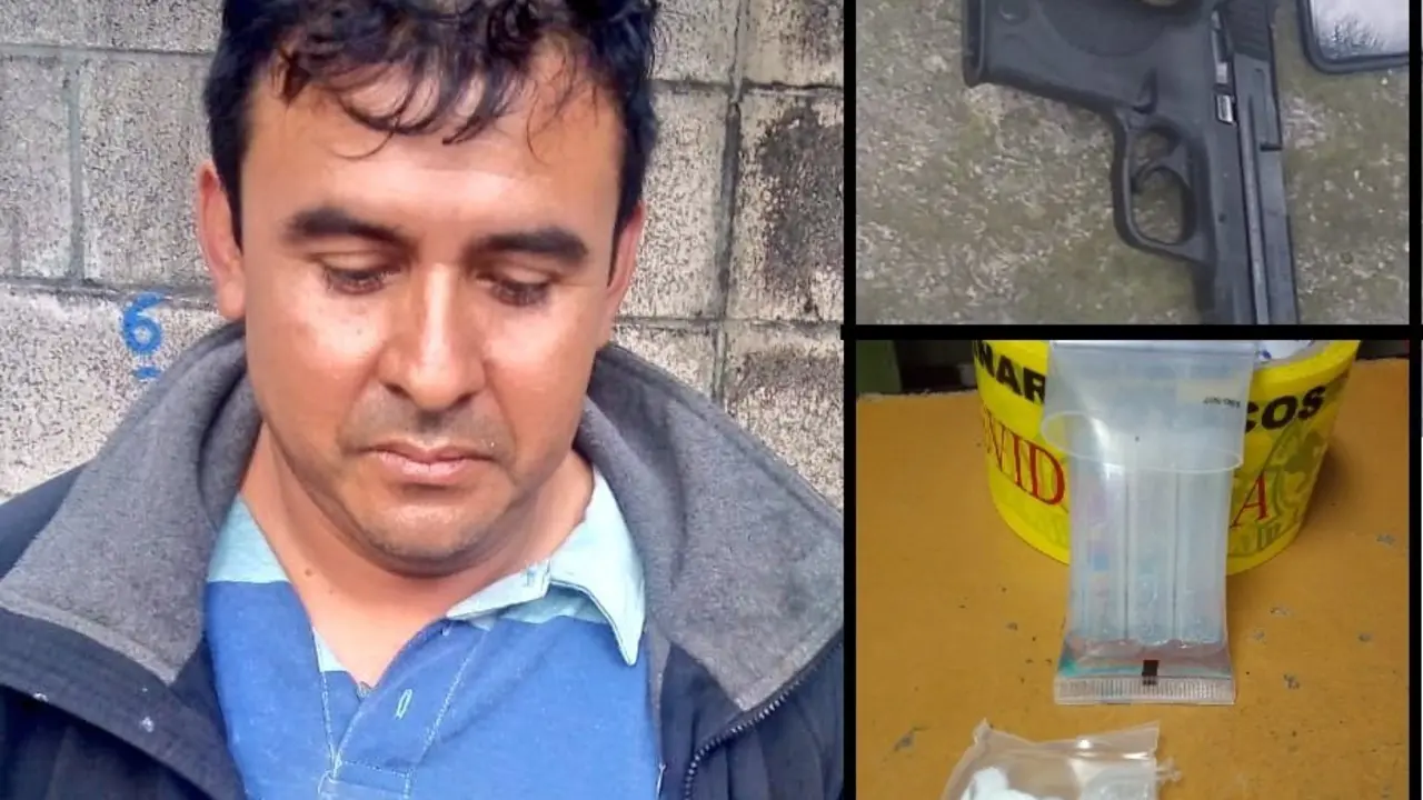 Polic&iacute;a bolo y con droga