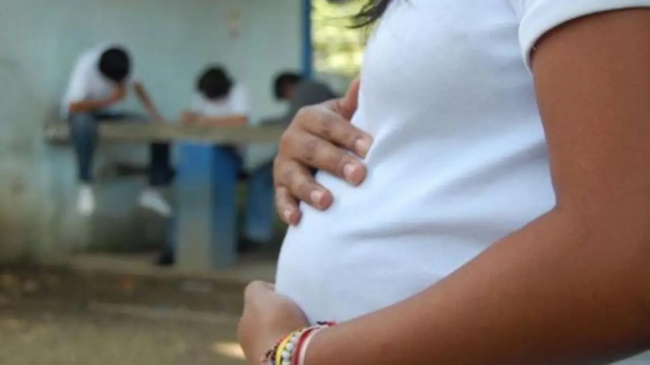 Ni&ntilde;a embarazada