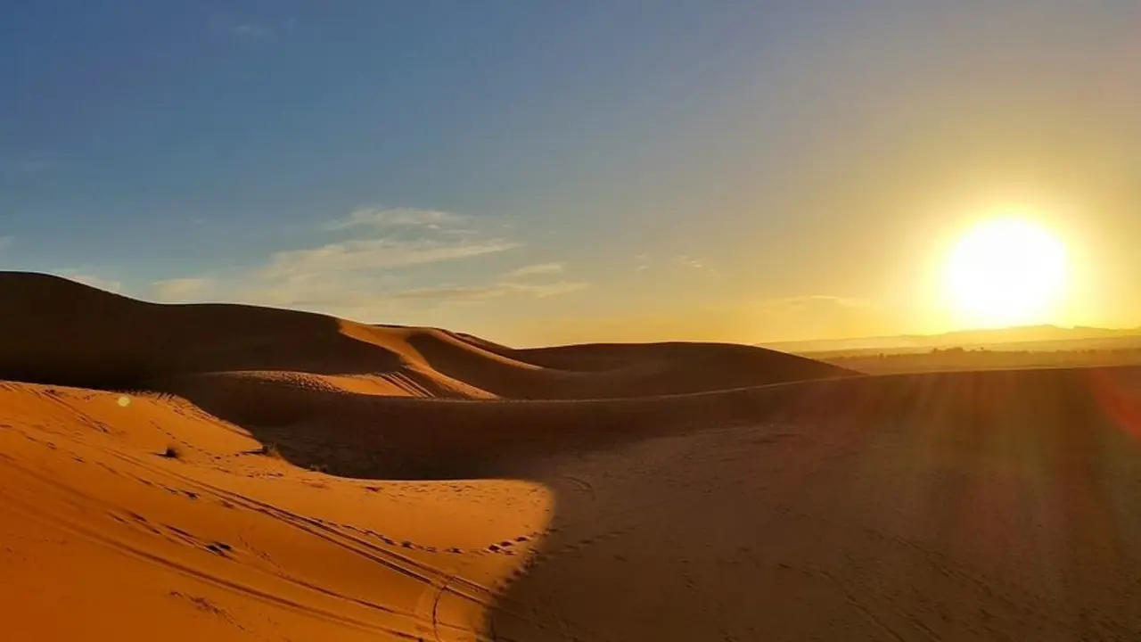 Sol en desierto