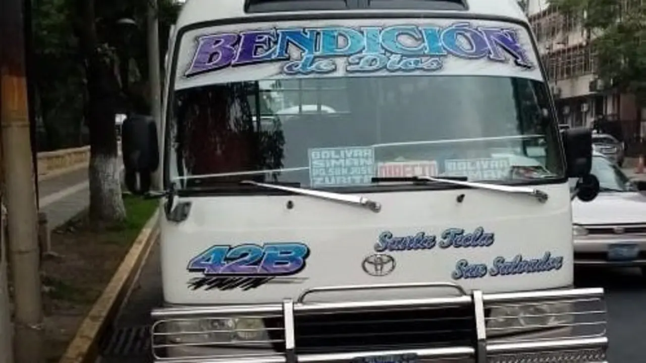 Microbusero capturado por bolo