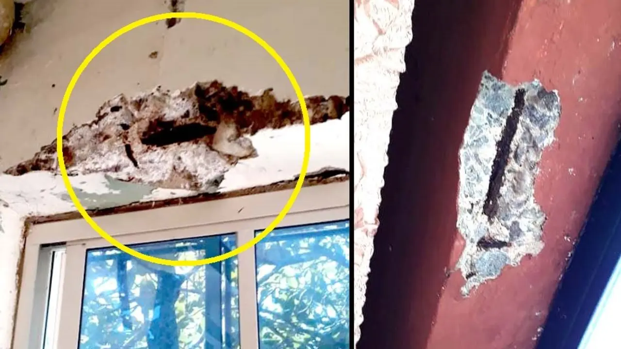 Da&ntilde;os en edificios de la colonia Atlacatl 4