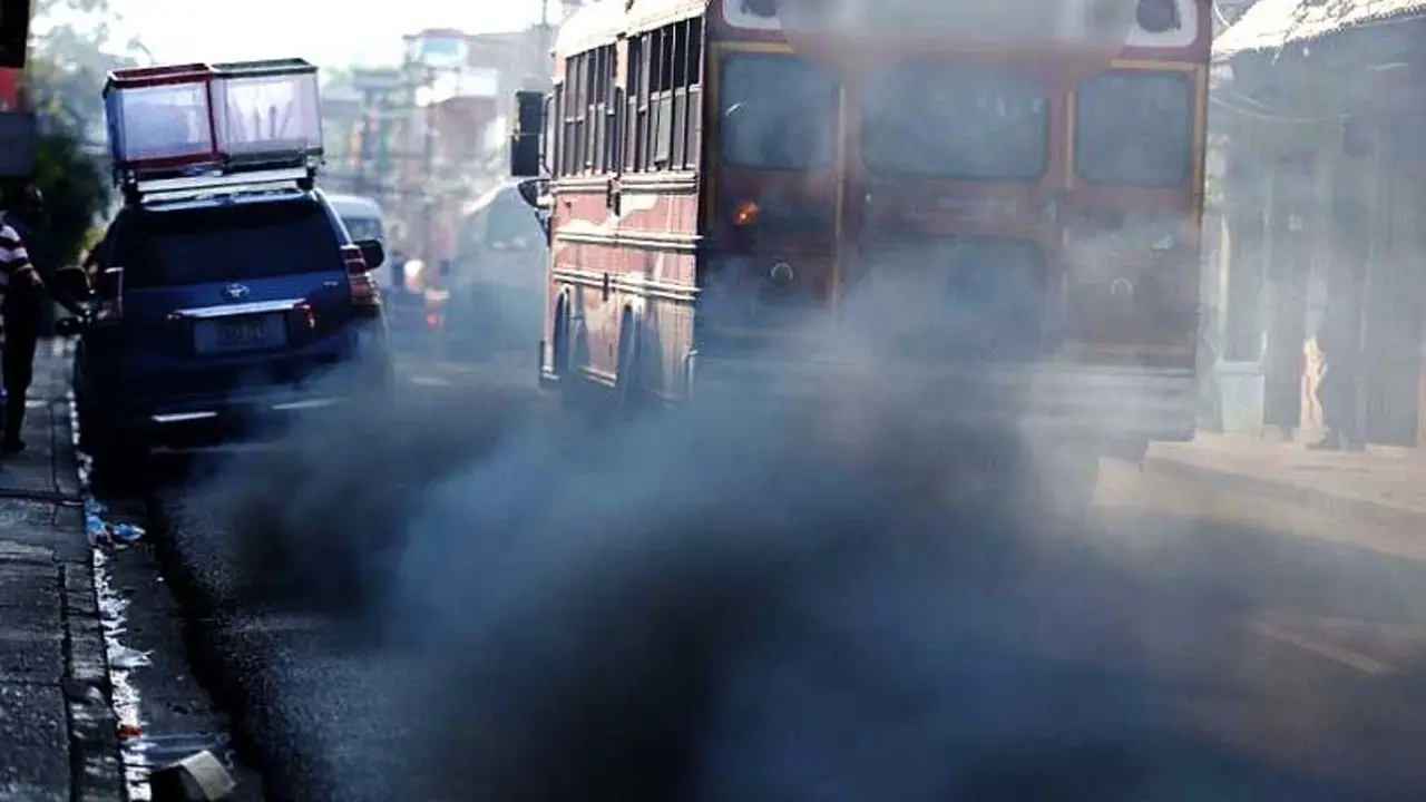 Contaminaci&oacute;n de buses