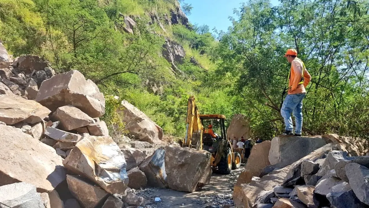 Derrumbe en La Uni&oacute;n