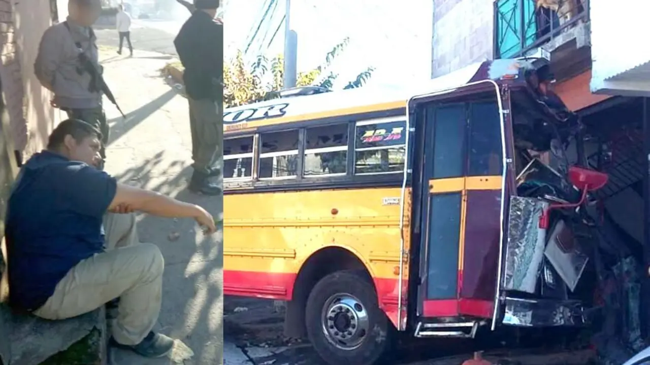 Detienen a busero que pretendio huir tras chocar contra una casa 3