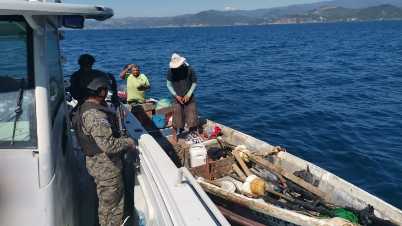 Pescadores rescatados