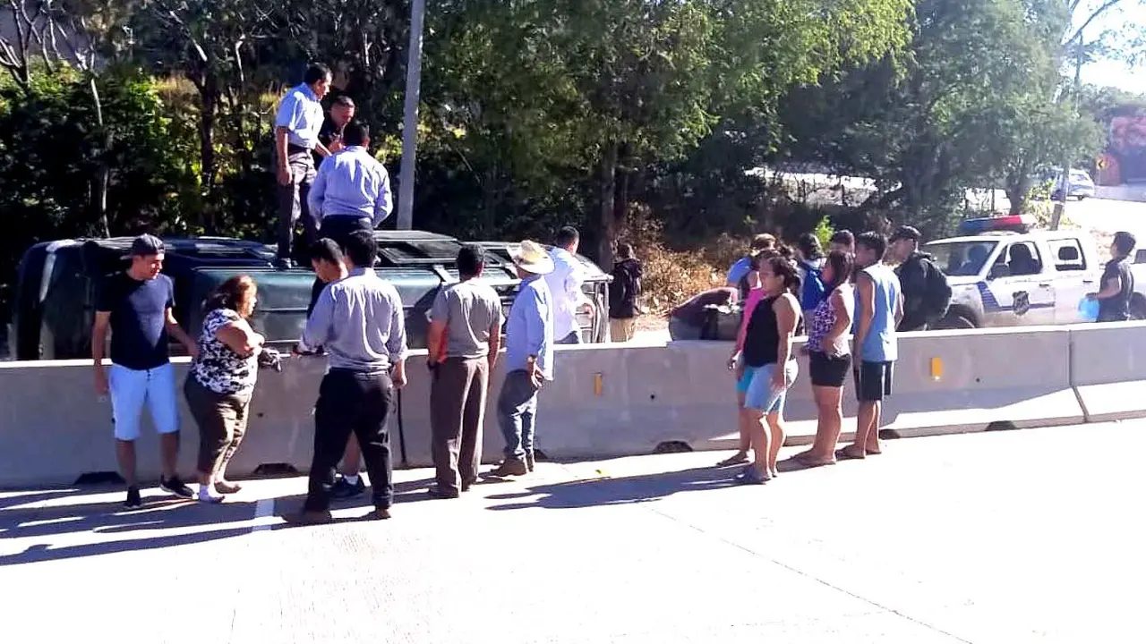 Accidente en la vuelta del Papaturro