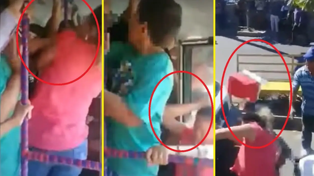 Pelea de mujeres en Zacatecoluca