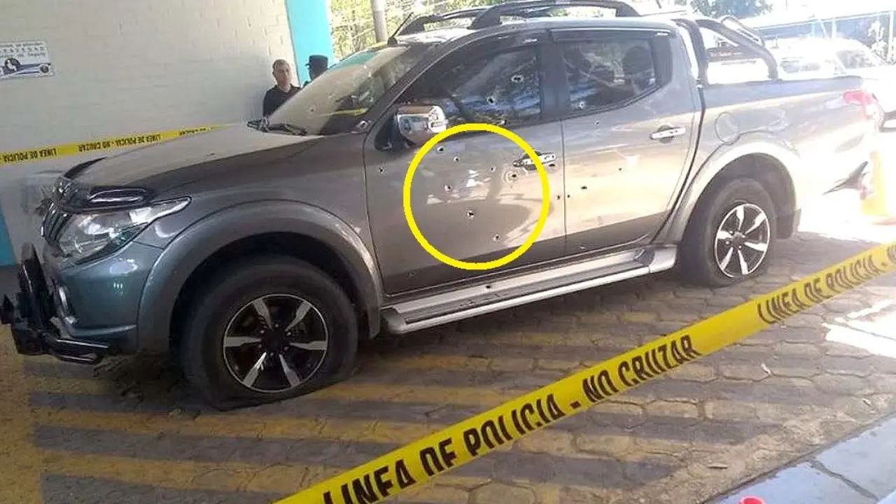 Carro ametrallado en Metap&aacute;n en intento de asalto