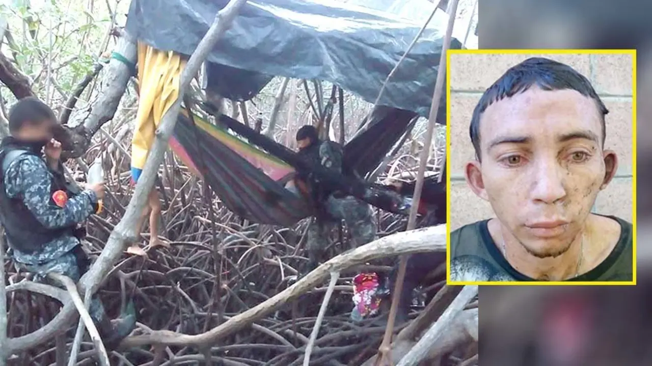 Mata polic&iacute;as se ocultaba en manglares de San Miguel 3