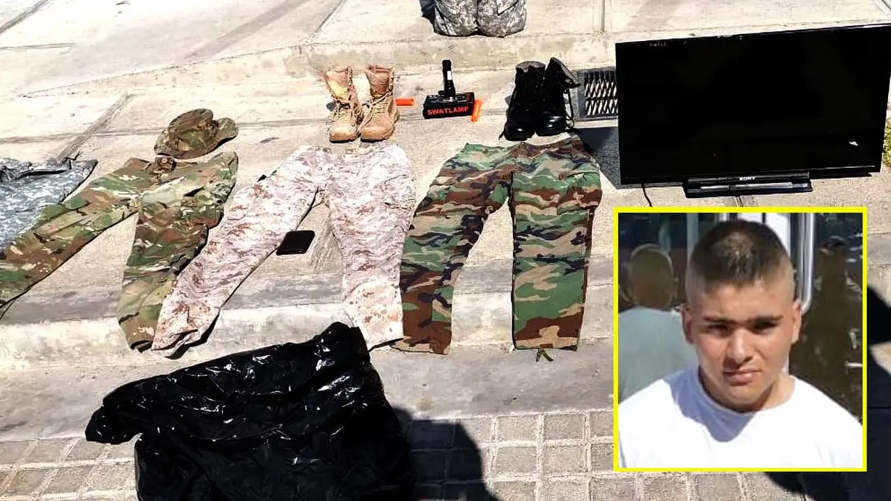 Decomisan unformes tipo militares a delincuente en Zacatecoluca 3