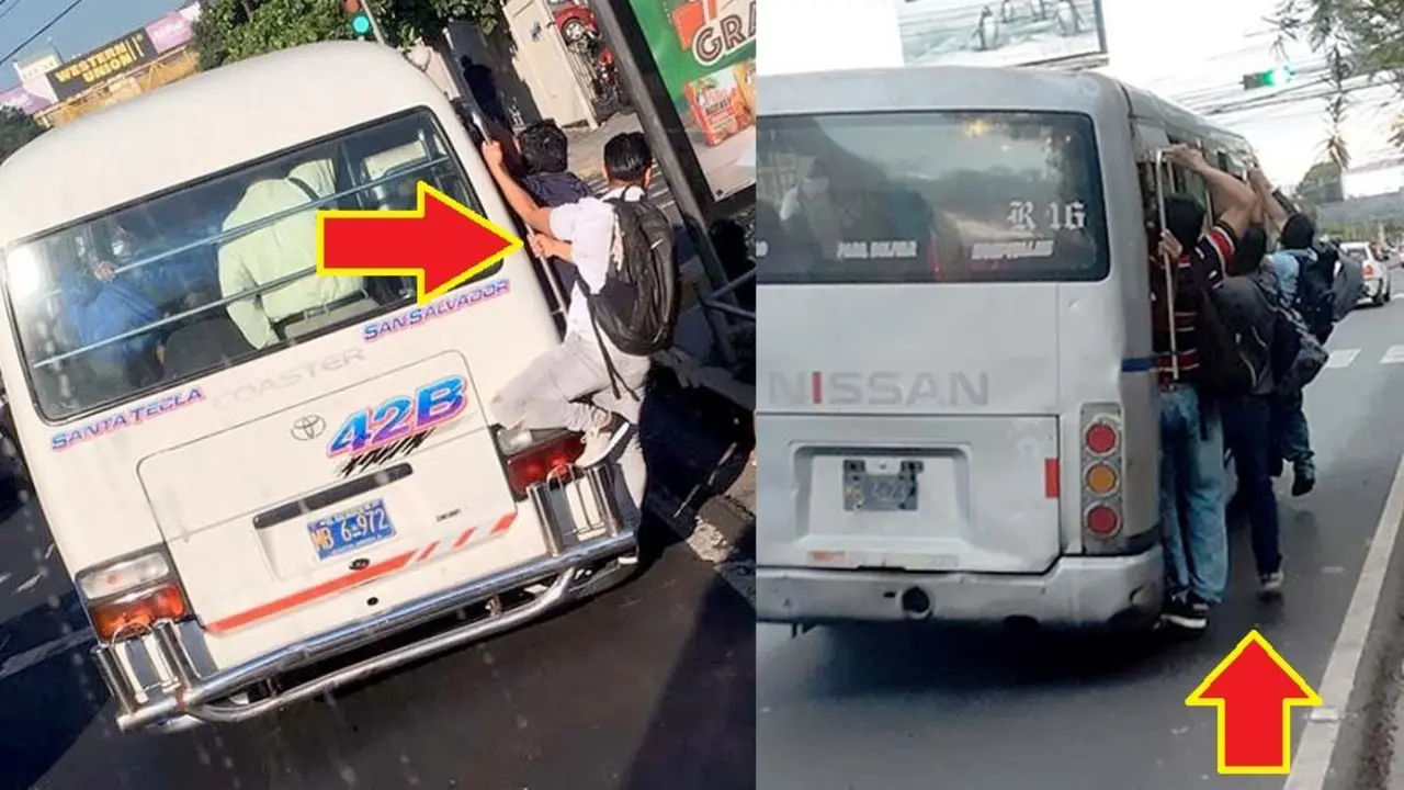 Ruta 42-B y 16 cargada de pasajeros