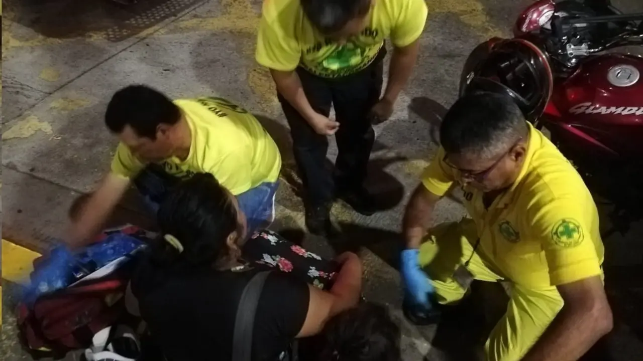 Ni&ntilde;a arrollada en Reloj de Flores