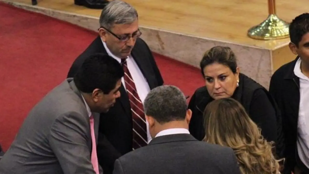 Carlos Reyes y otros diputados