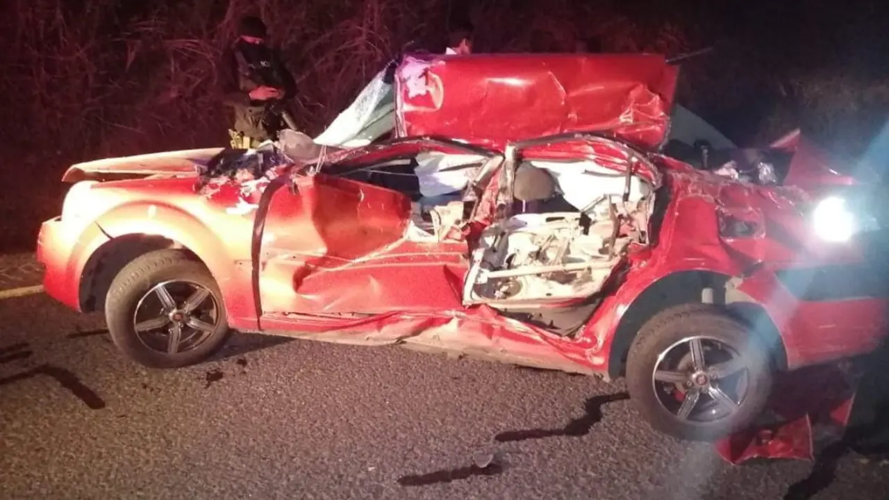 Accidente en madrugada