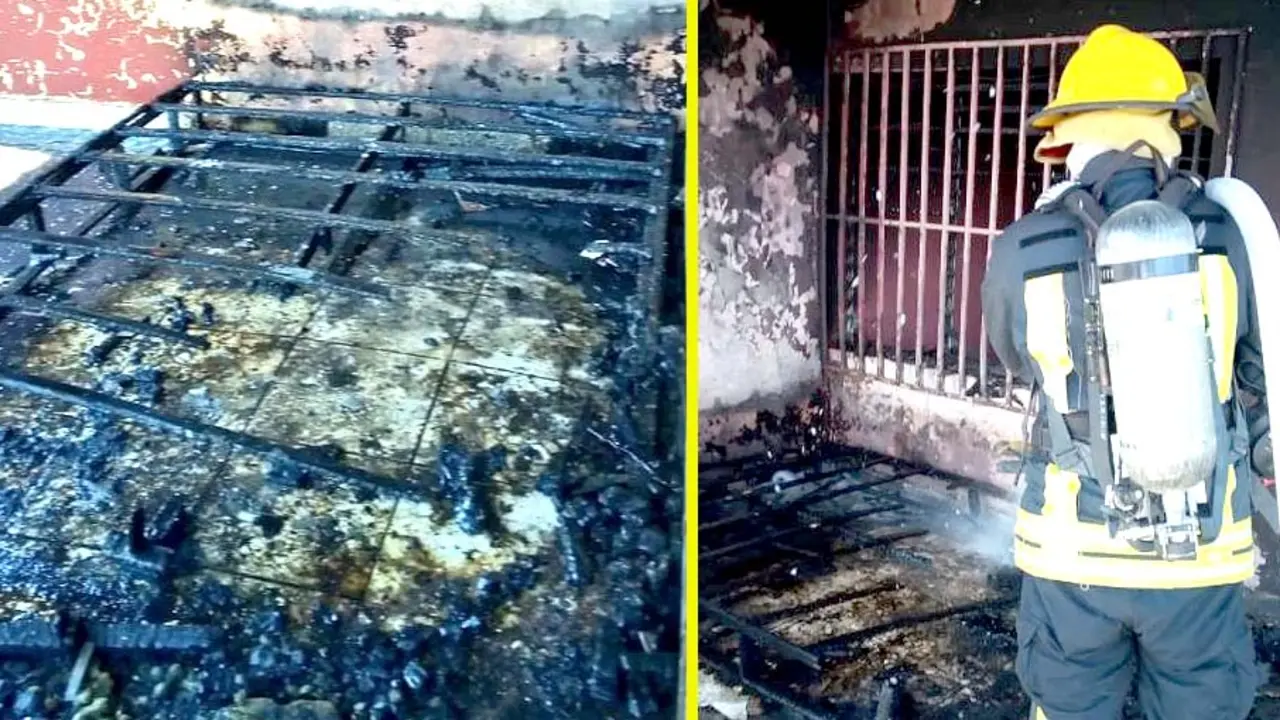 Ni&ntilde;o ileso al incendiar vivienda en Metap&aacute;n 4