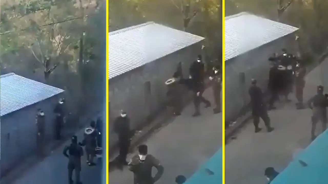 Polic&iacute;as en Santa Ana 1