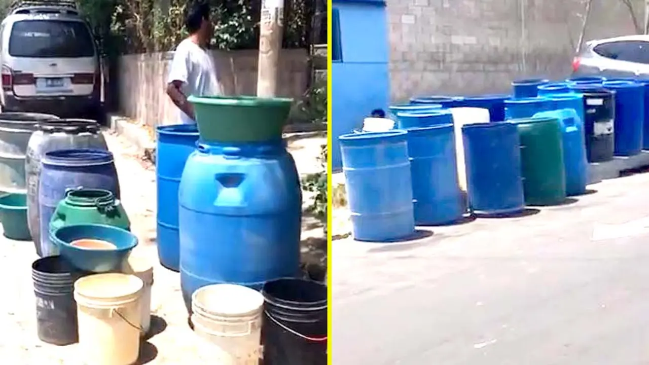 Pobladores sin agua en Tonacatepeque 3