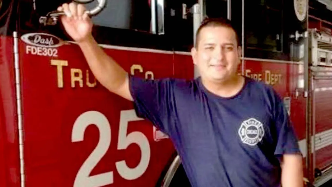 Mario Araujo bombero salvadore&ntilde;o que muri&oacute; en Estados U por covid19 2