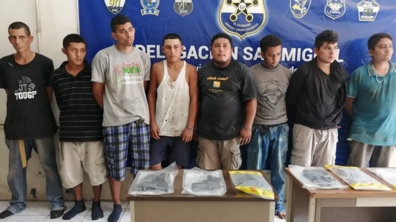 Ocho detenidos en Chinameca