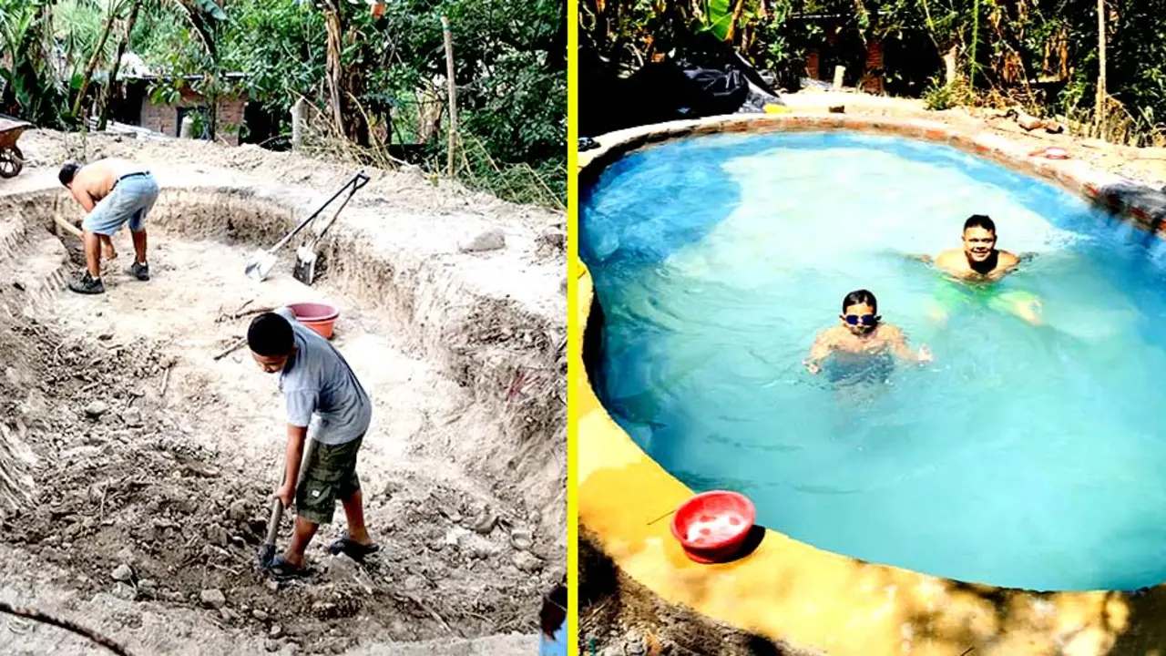 Construyen una piscina en Panchimalco 6