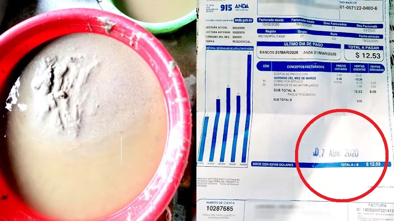 Agua con lodo en San Marcos 6