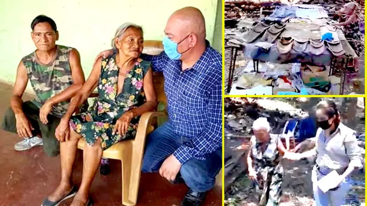 Ayudan a familia que dorm&iacute;an sobre tejas en Suchitoto 7