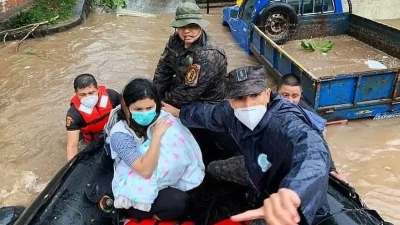 Afectados por tomenta Amanda