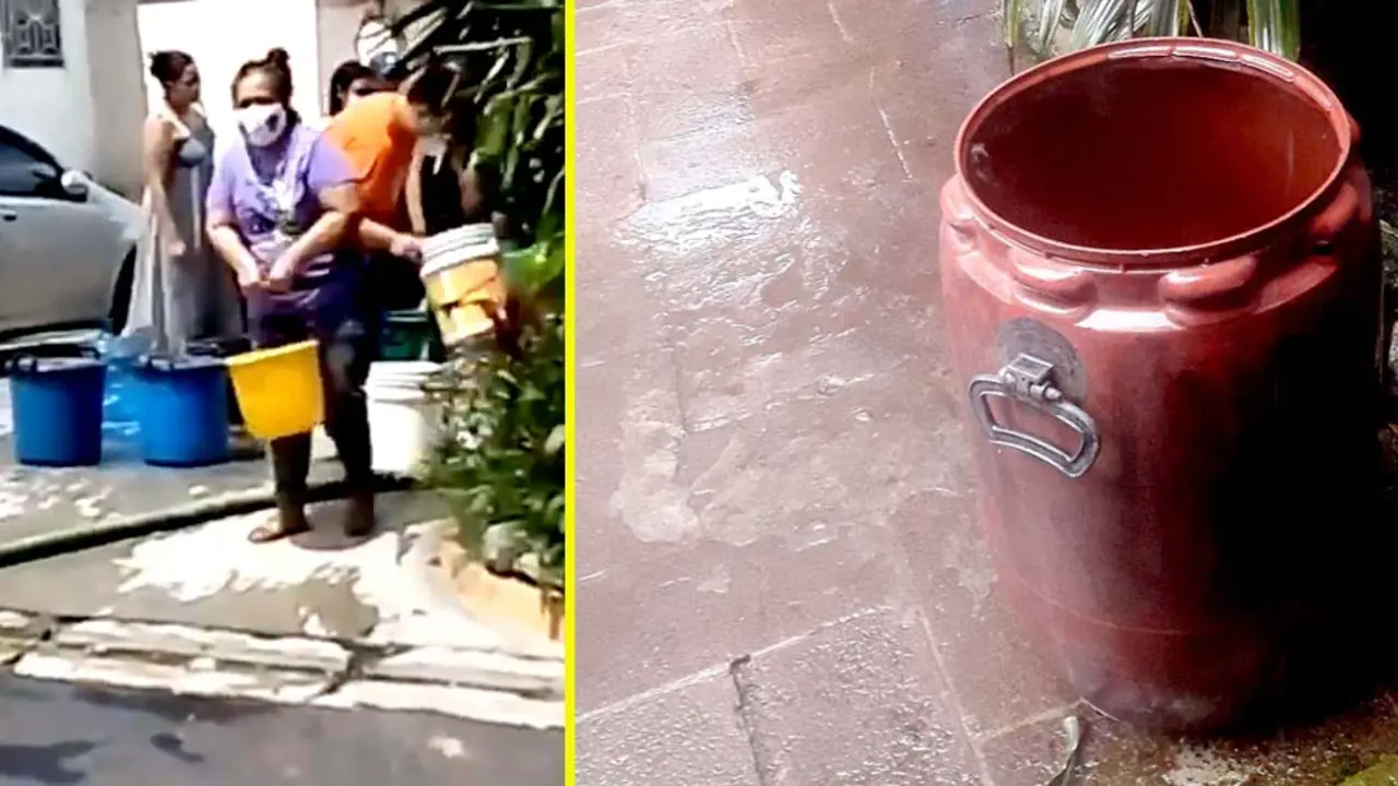 Sin agua en Santa tecla 6