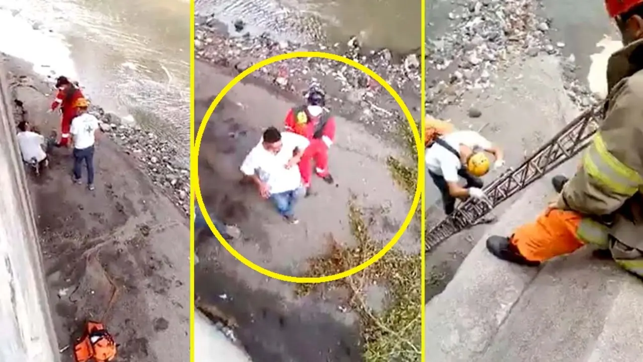 Ebrio en el r&iacute;o Acelhuate 6