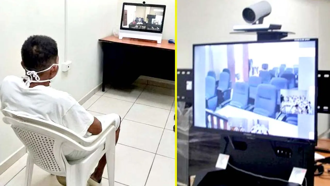 Audiencias virtuales fotos Centros Penales 4