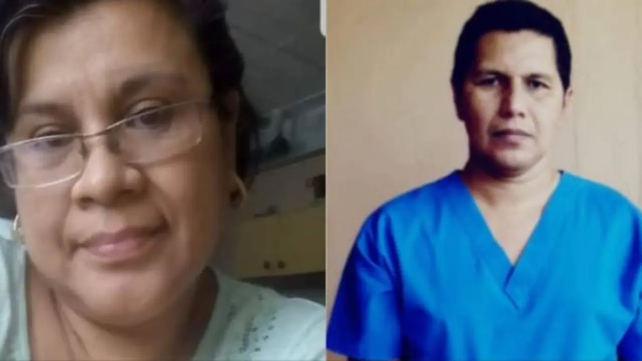 Enfermera y enfermero