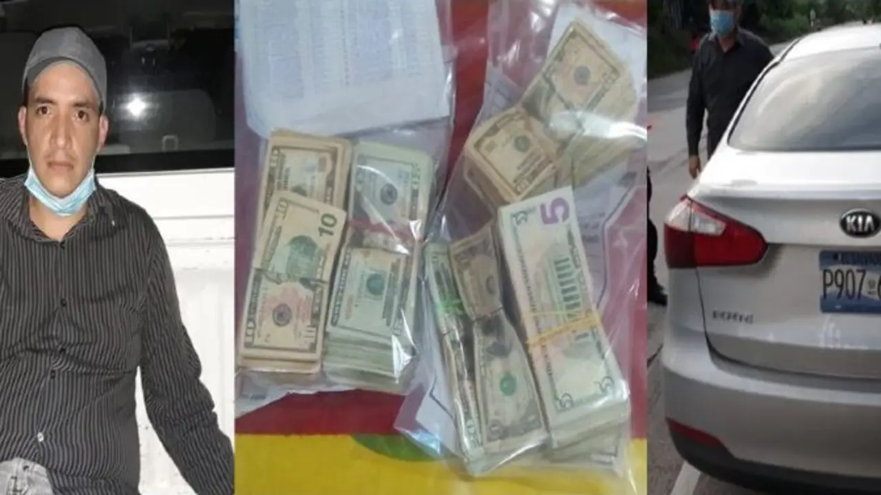 Detenido con dinero