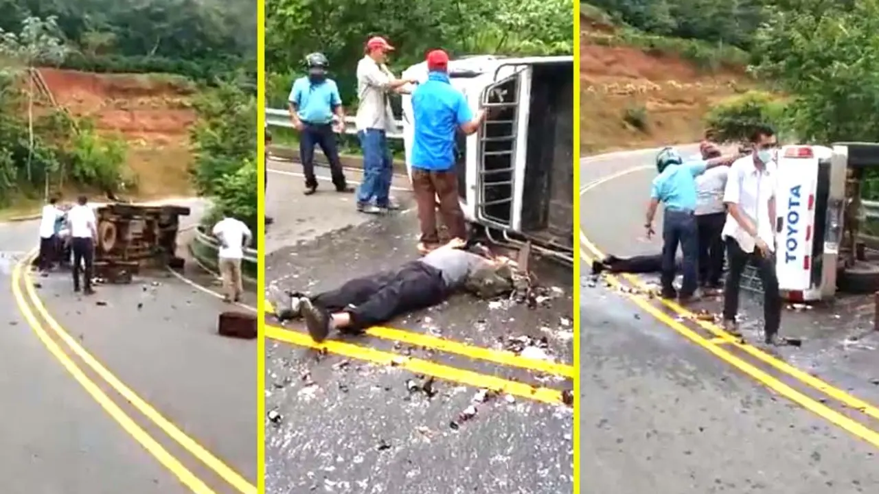 Accidente en la Longitudinal del Norte 4