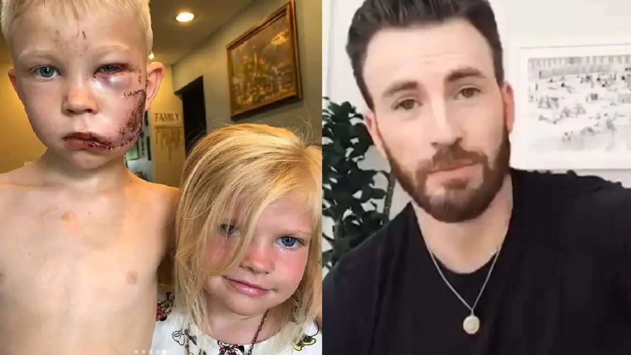 Ni&ntilde;o y Capit&aacute;n Am&eacute;rica