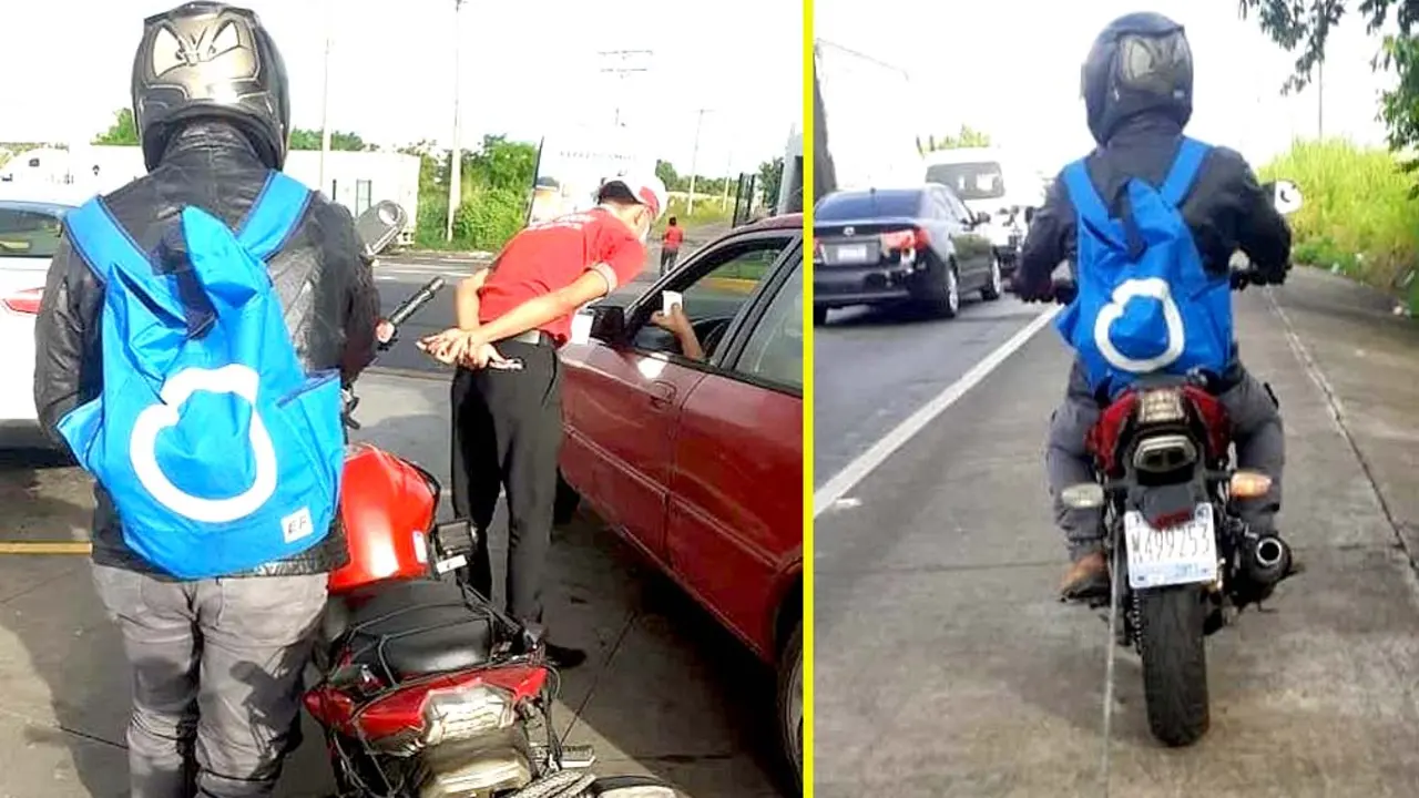 Motociclista 3 Motociclistas de El Salvador