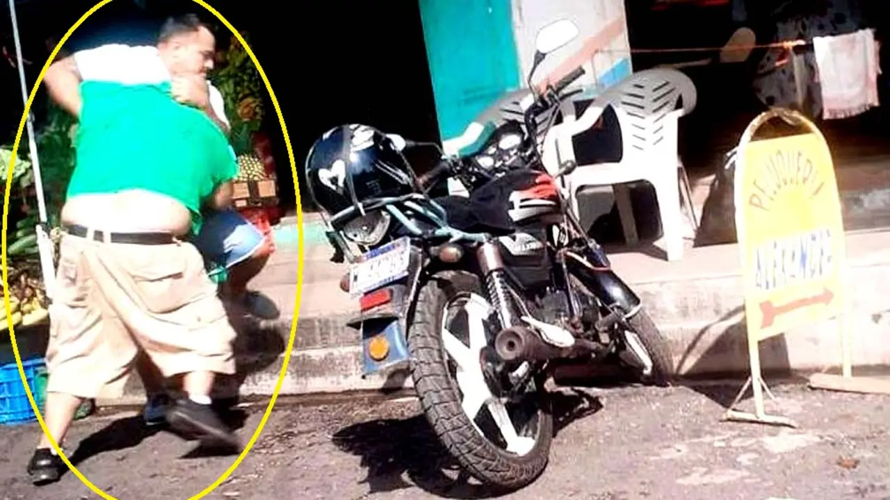 Dos hombres se agarran a golpes en mercado de Usulut&aacute;n Foto tomada de Noticias de Usulut&aacute;n 3