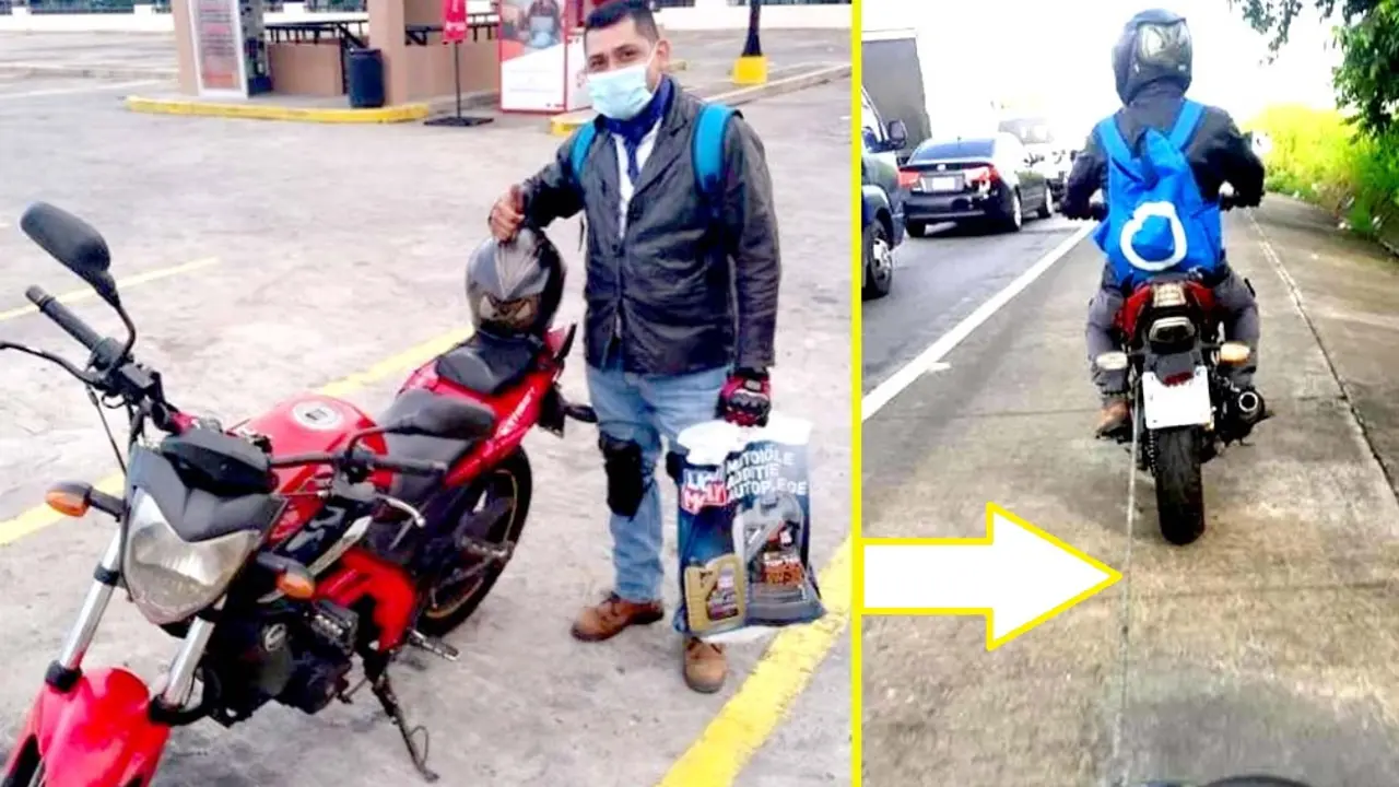 Motociclista solidario es premiado Foto Motociclistas de El Salvador 5