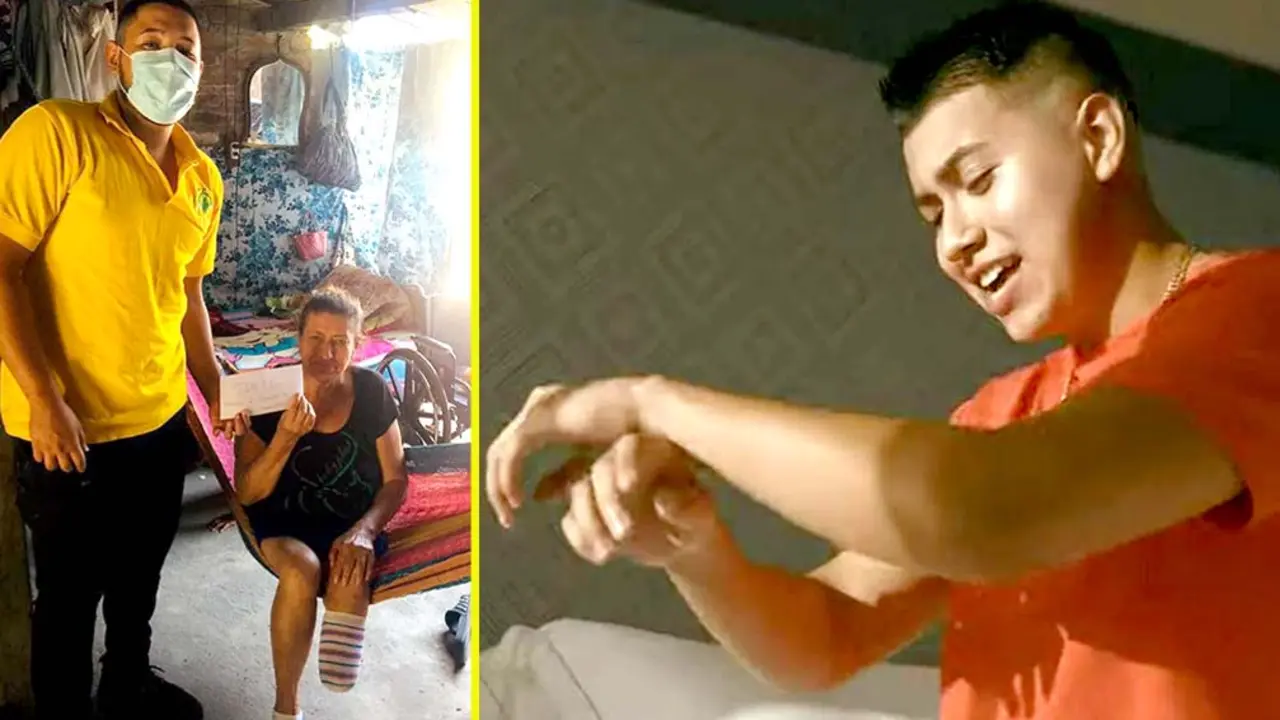 Cantante salvadore&ntilde;o ayuda con dinero a su gente en Sensuntepeque 3 Foto Comandos de Salvamento