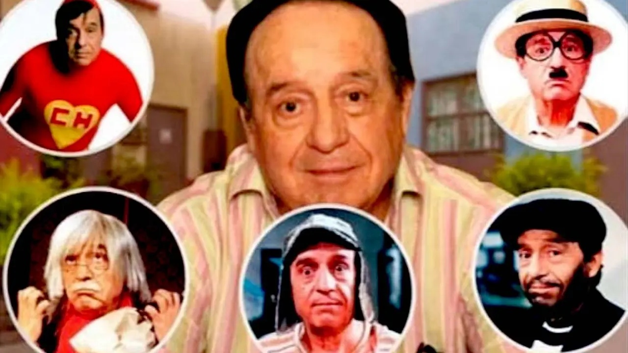 Chespirito imagen tomada de la cuenta de Florinda Meza